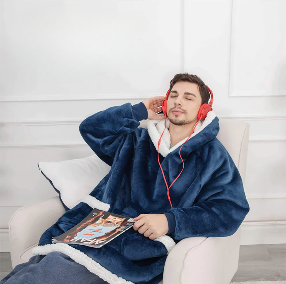 Pulover gigant cu carouri ultra confortabil pentru relaxare totală