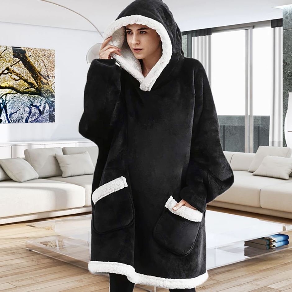 Pulover gigant cu carouri ultra confortabil pentru relaxare totală